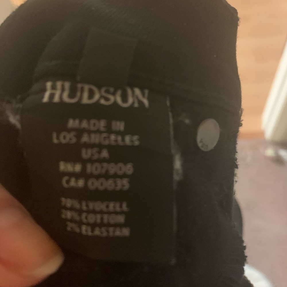 Hudson Krista Super Skinny Wax Coated Ankle Jeans - Picture 5 of 5